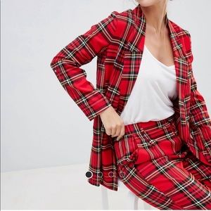 Plaid blazer